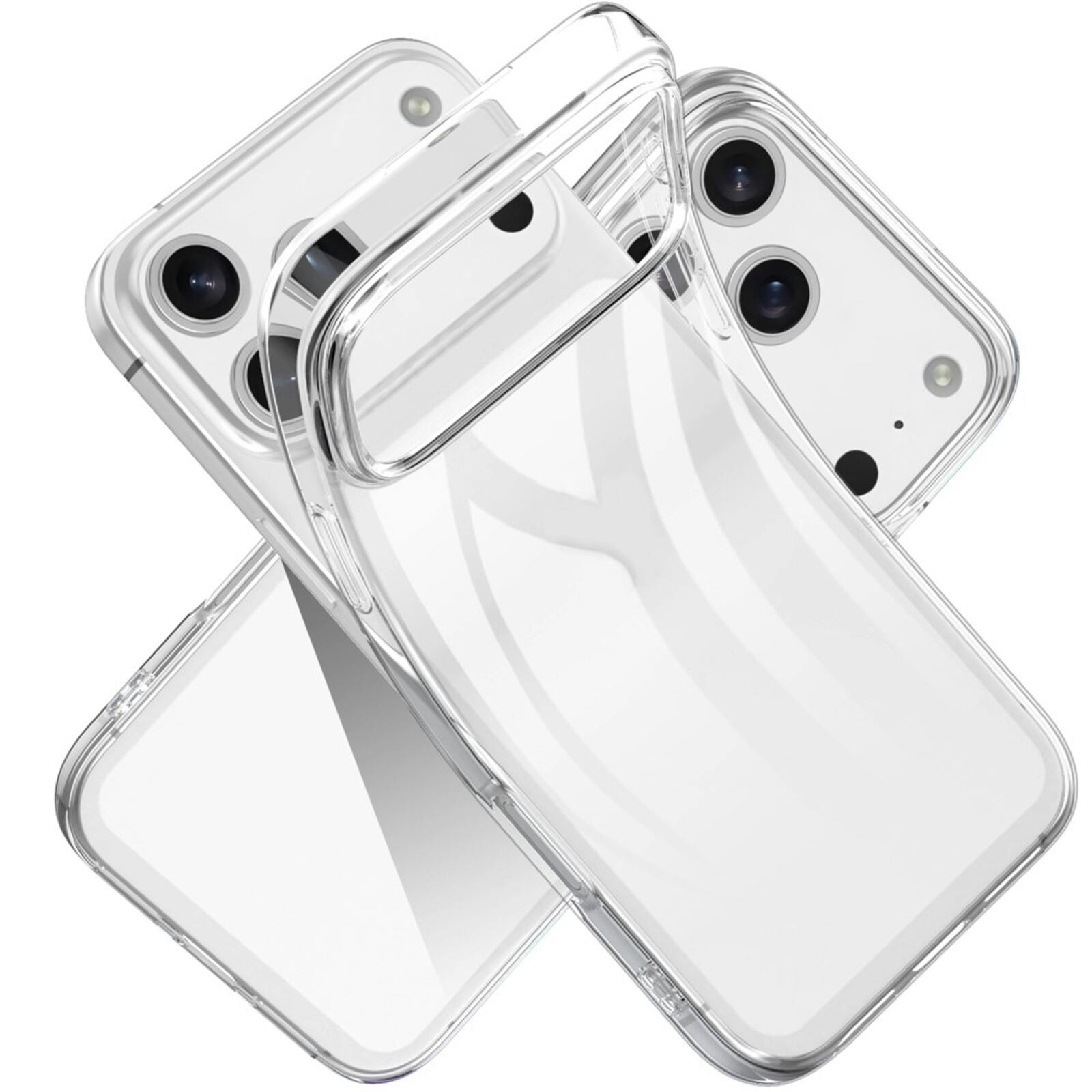 Mocaa iPhone 17 Pro Max / 18 Pro Max Clear Hoesje Transparant