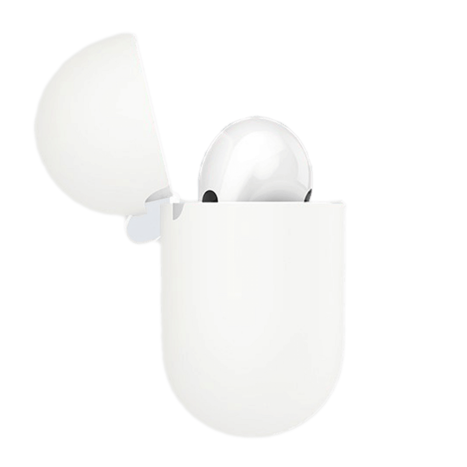 CaseBody Stevig Siliconen AirPods 3 Hoesje Wit