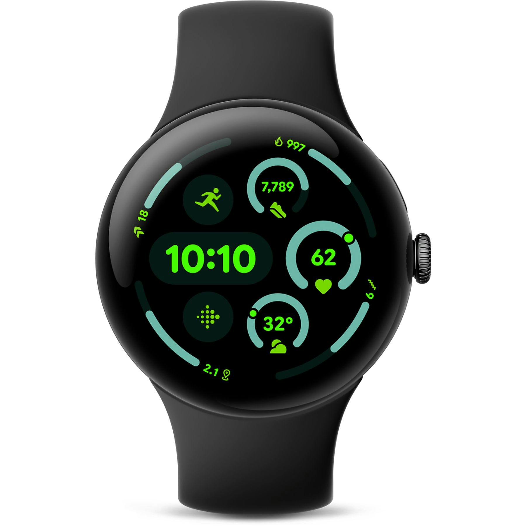 Google Pixel Watch 3 Zwart