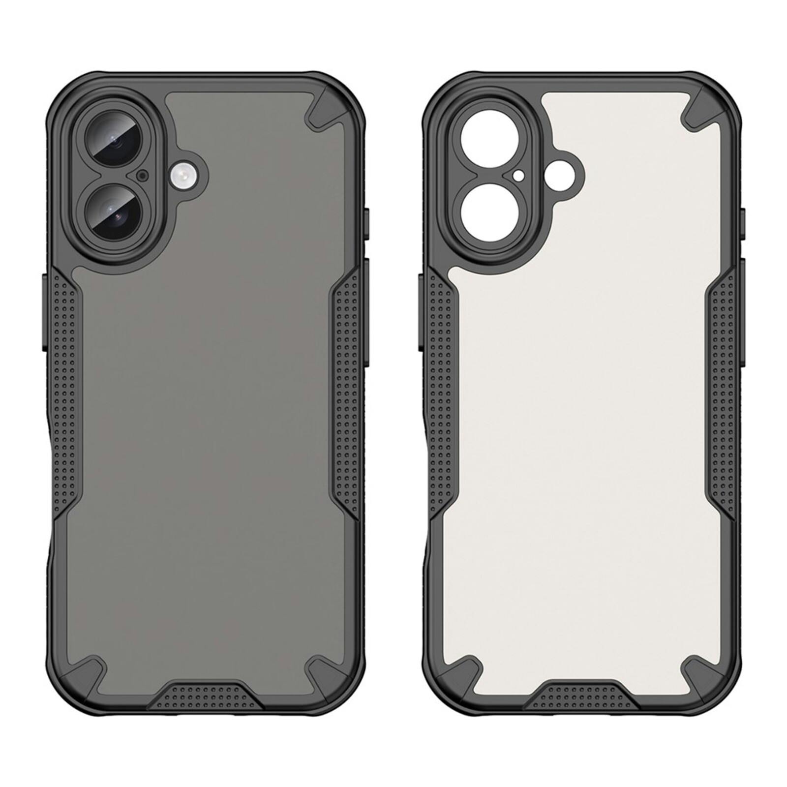 Mocaa Apple iPhone 17 Lichtgewicht Rugged Hoesje Zwart
