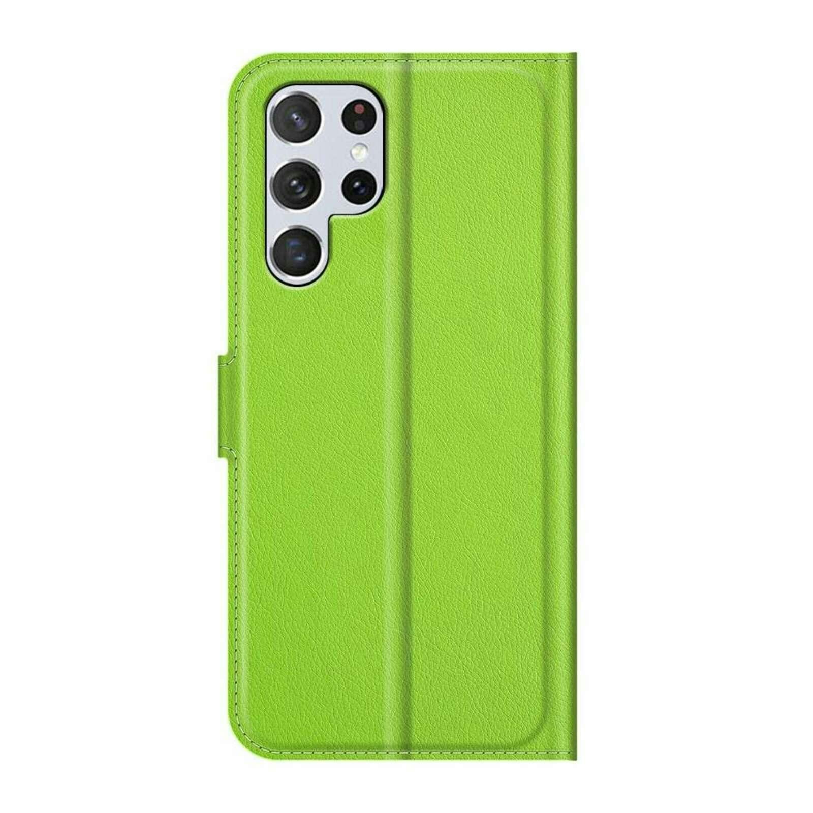 Just in Case Galaxy S22 Ultra TPU Portemonnee Hoesje Green