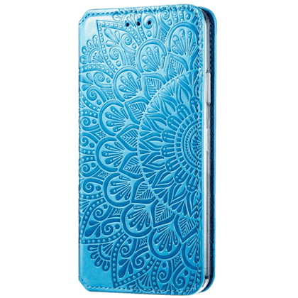 Mocaa Samsung Galaxy S20 FE Magnetic Mandala Wallet Blauw