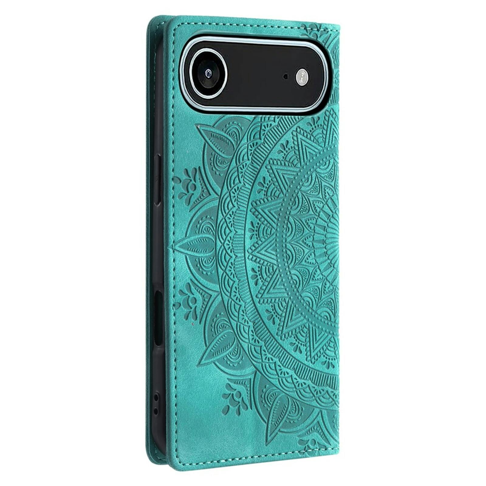 Comfycase Apple iPhone 17 Air Soft Mandala Bookcase Groen