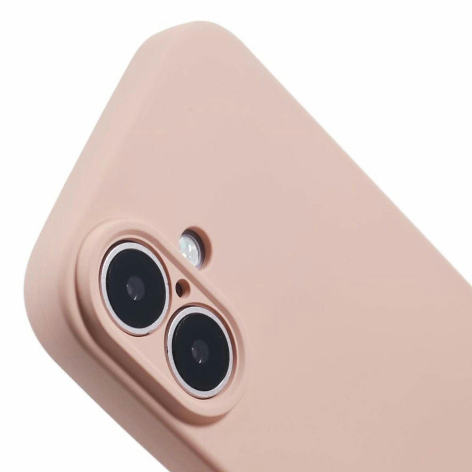 Mocaa Apple iPhone 16 Lens Protection Hoesje Roze