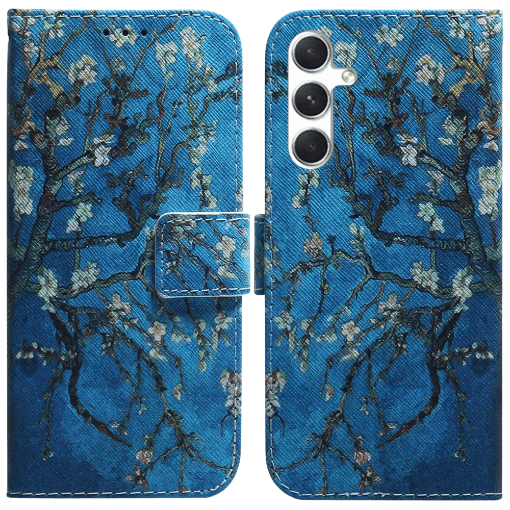 Comfycase Samsung S25 Bloesem Bookcase Hoesje Meerkleurig