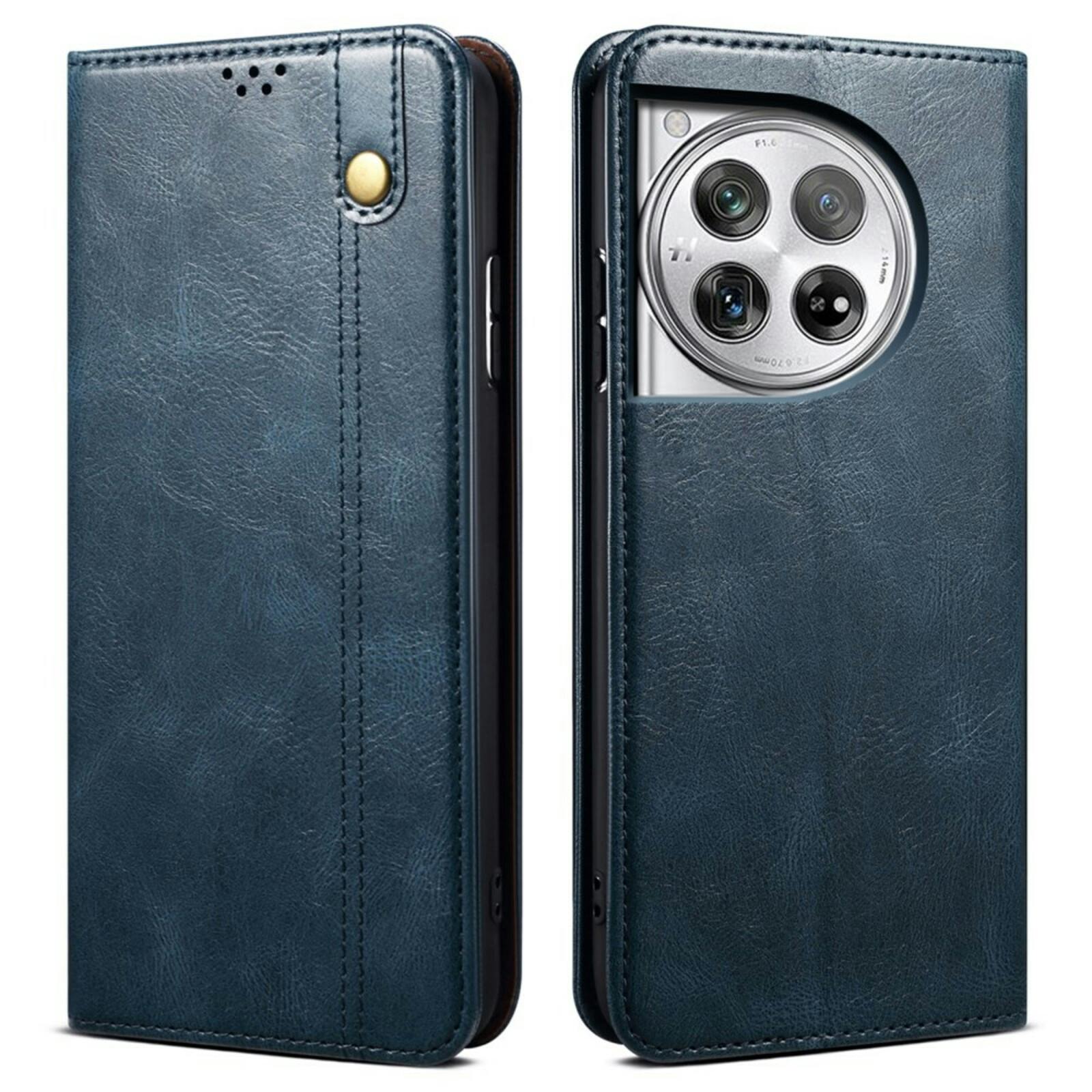 CaseBody OnePlus 12R Retro Bookcase Blauw