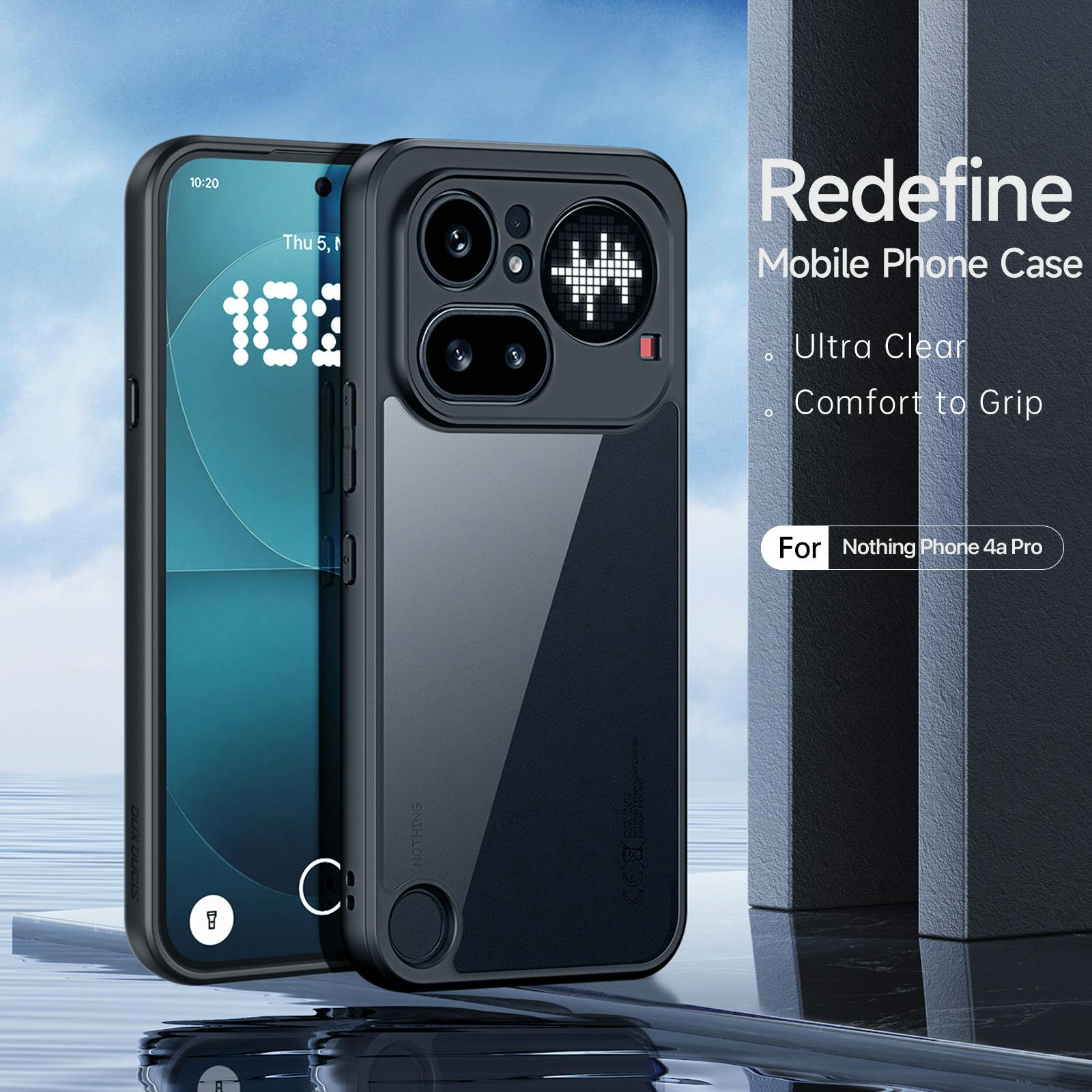 DUX DUCIS Nothing Phone (4a) Pro Aimo Series Hoesje Zwart