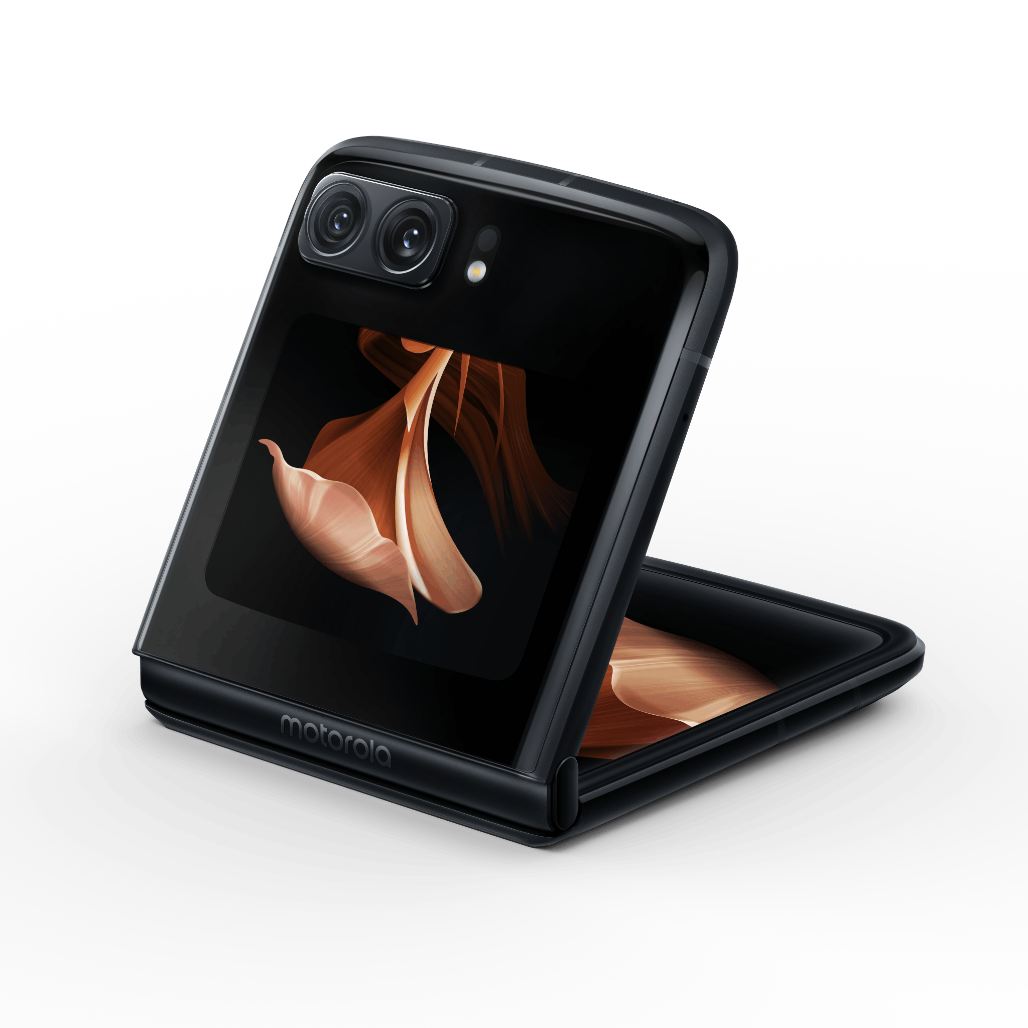 Motorola Razr 2022 Satin Black - Achterkant