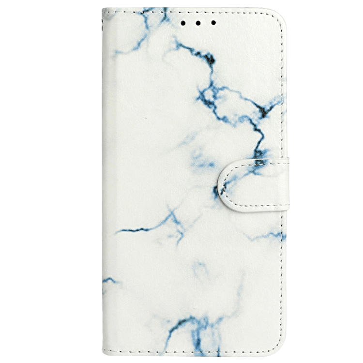 Mocaa Huawei P Smart 2020 Marmer Bookcase Hoesje Wit