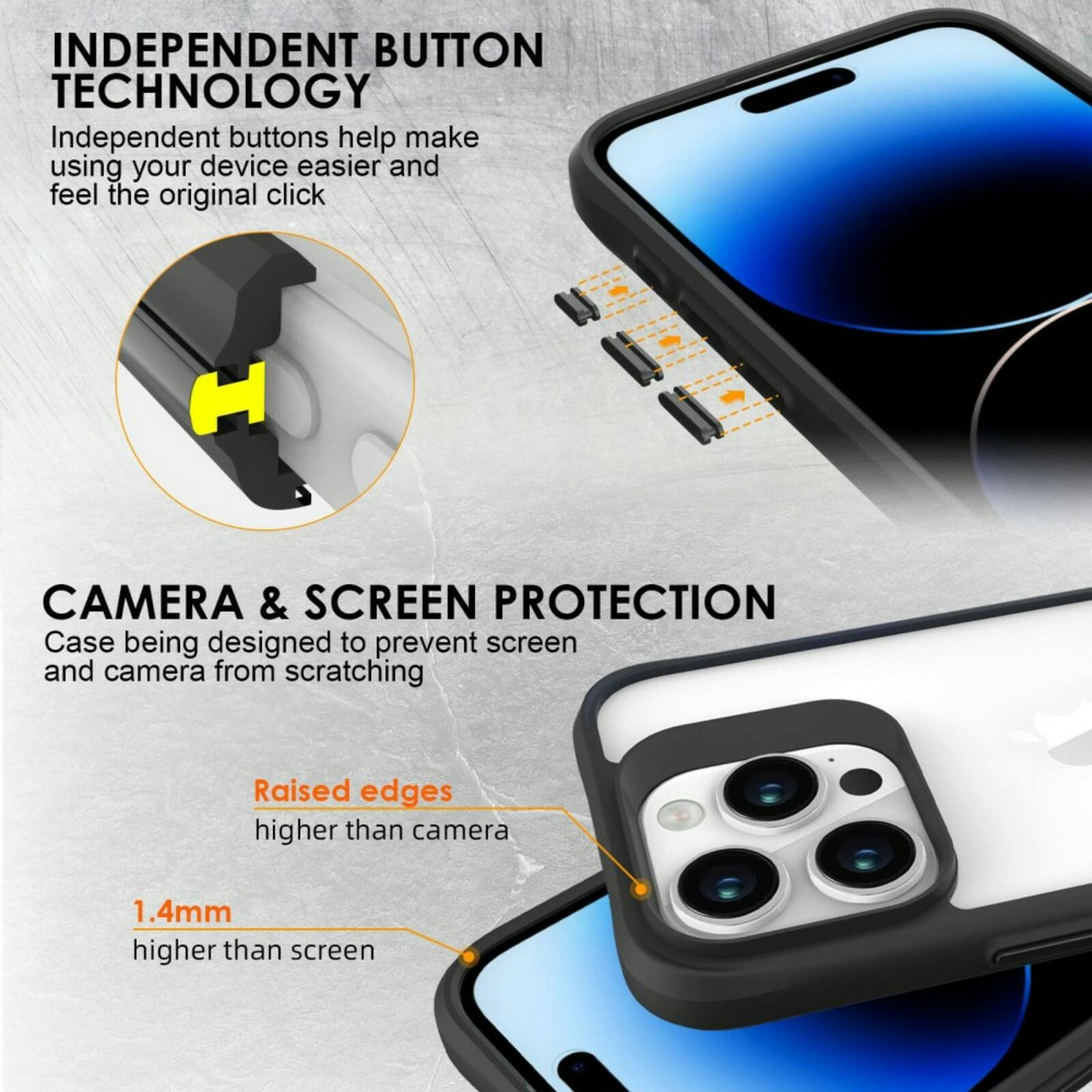 CaseBody iPhone 16 Pro Combat X Beschermhoesje Zwart