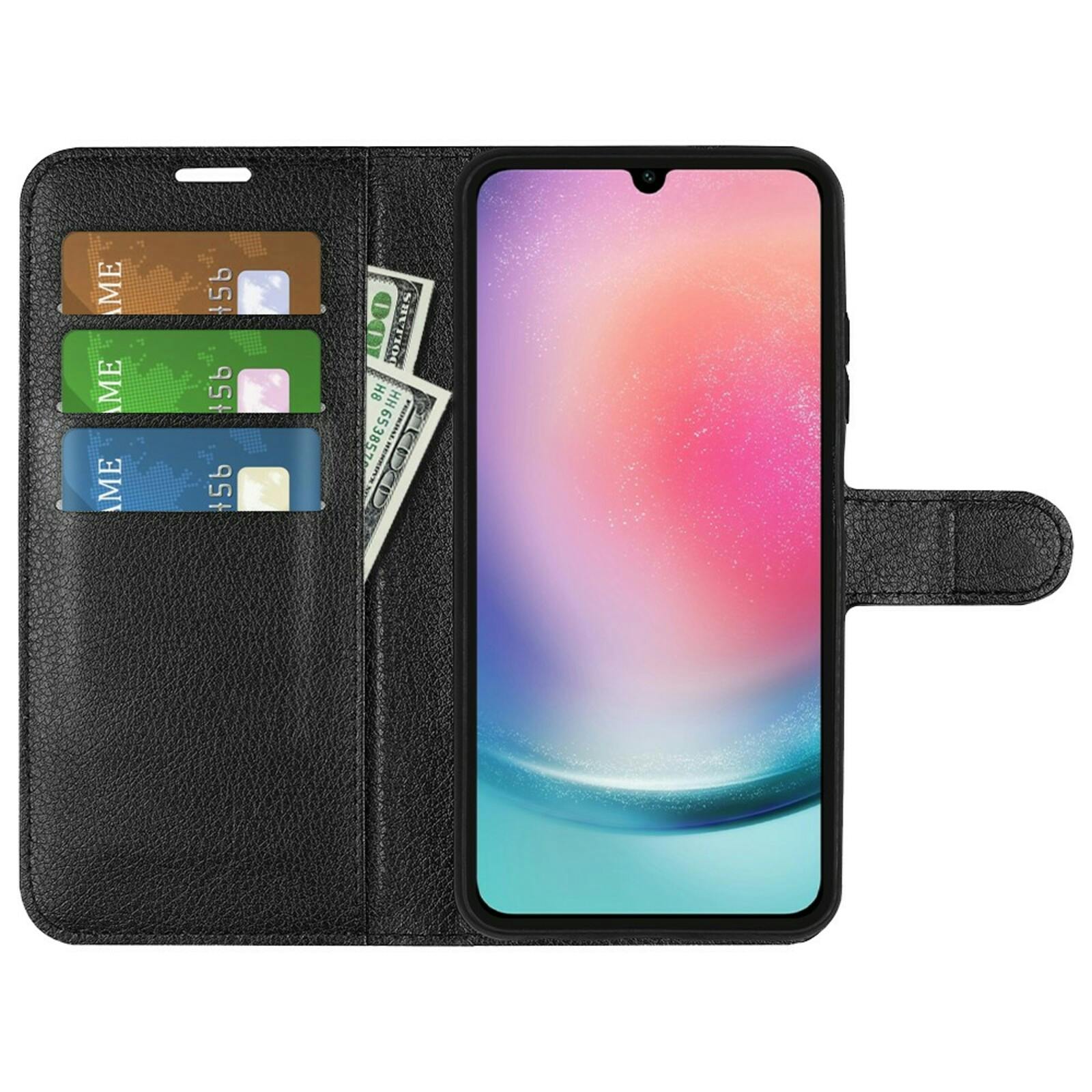 Mocaa Samsung Galaxy A16 Slim-Fit Bookcase Zwart