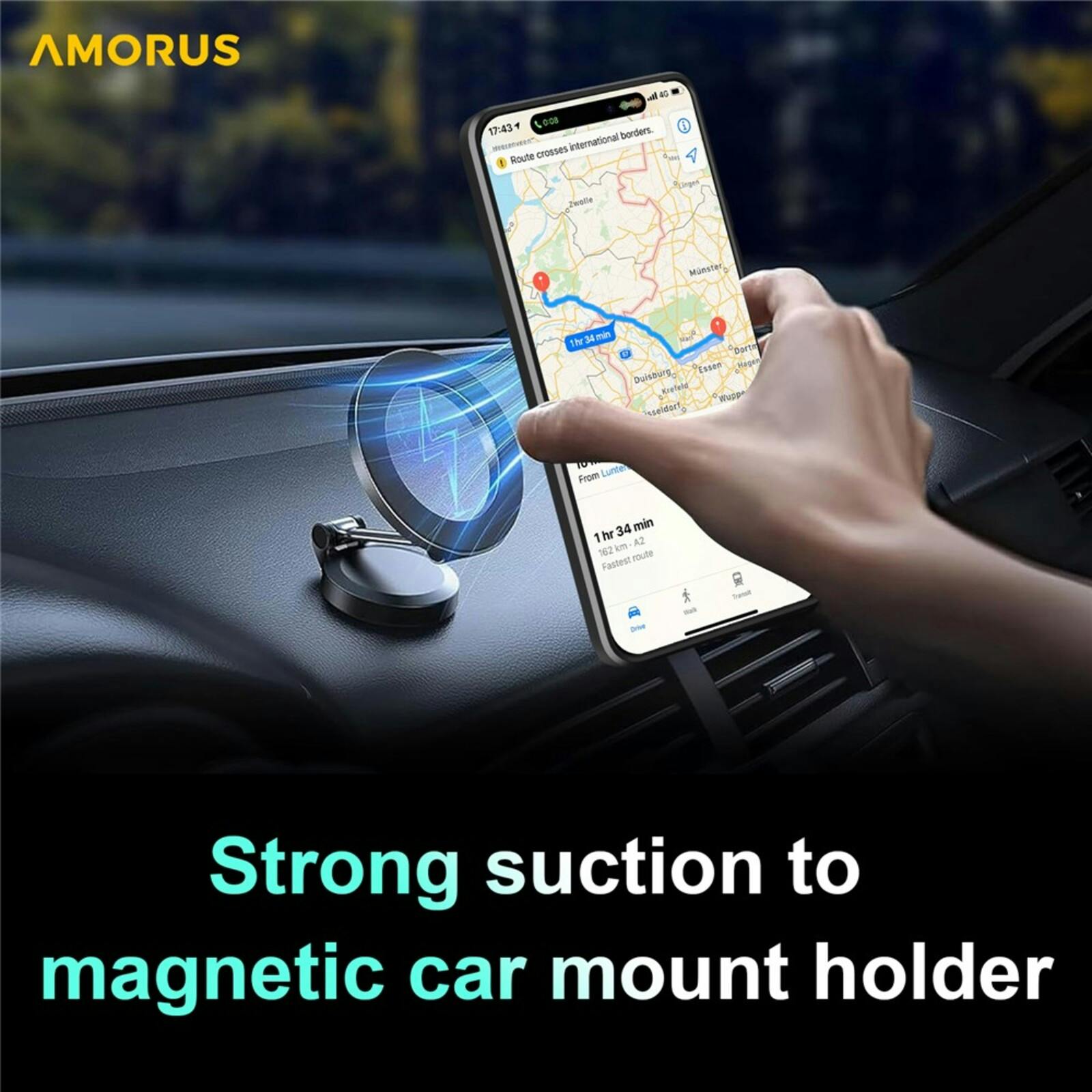 Amorus Motorola Moto G17 (Power) Shield Case met Camera-schuif Zwart