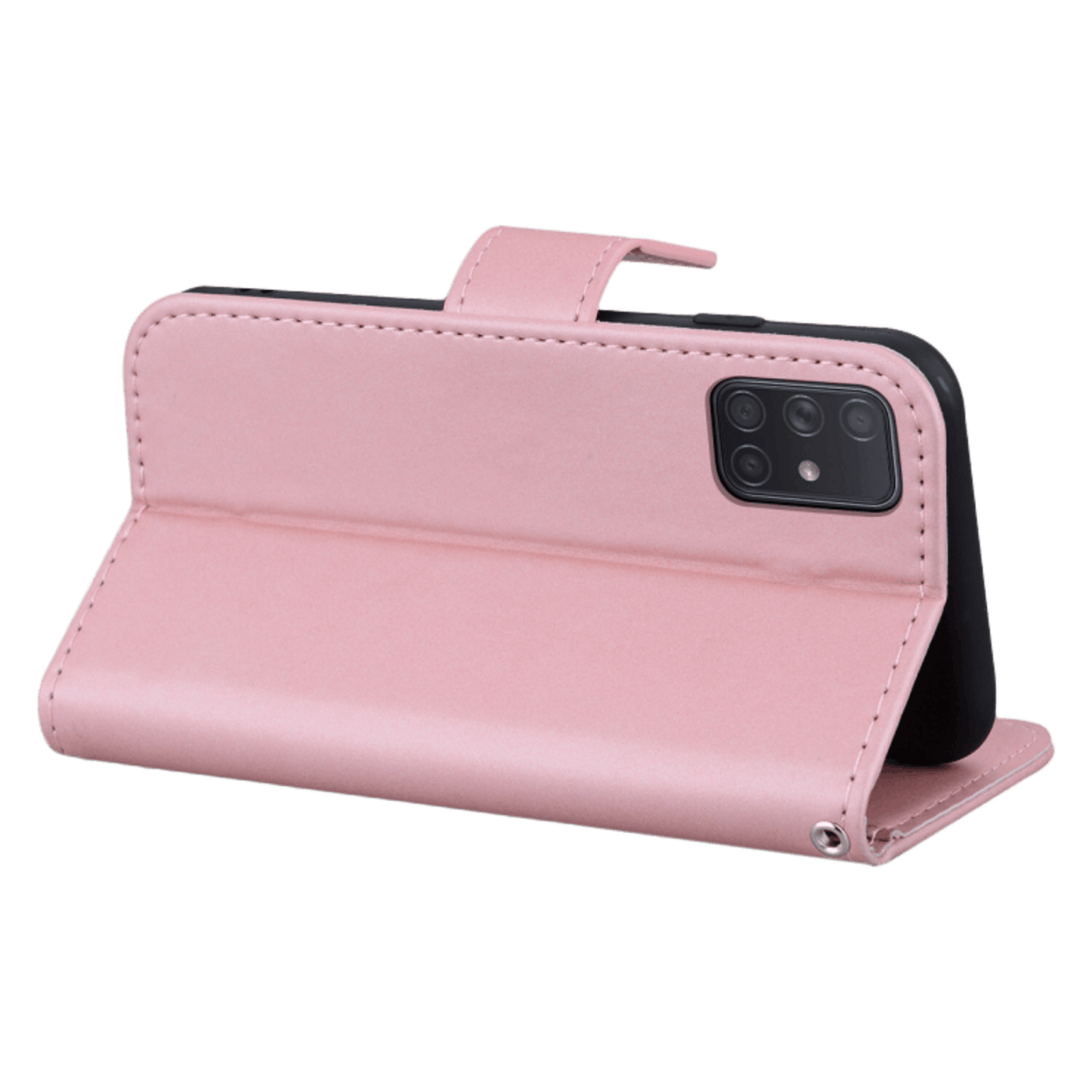 Mocaa Samsung Galaxy A71 Creature Series Bookcase Bunny Roze