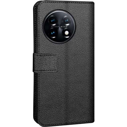 Just in Case OnePlus 11 Portemonnee Case Zwart - Voorkant