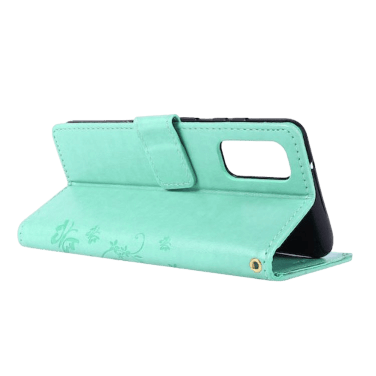 Mocaa Samsung Galaxy S20 Booklet Telefoonhoesje Groen