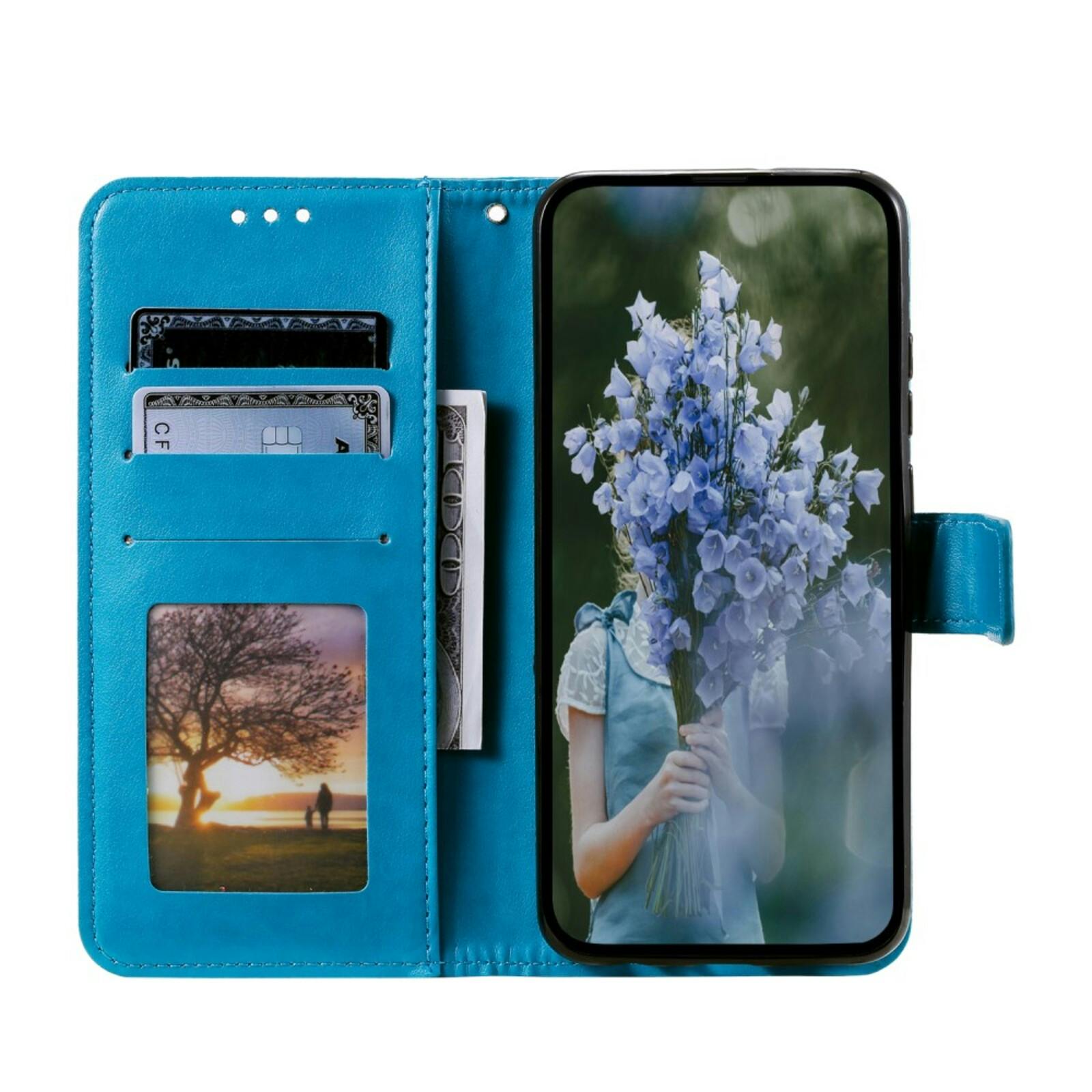 CaseBody POCO X7 Pro 5G Mandala Wallet Blauw