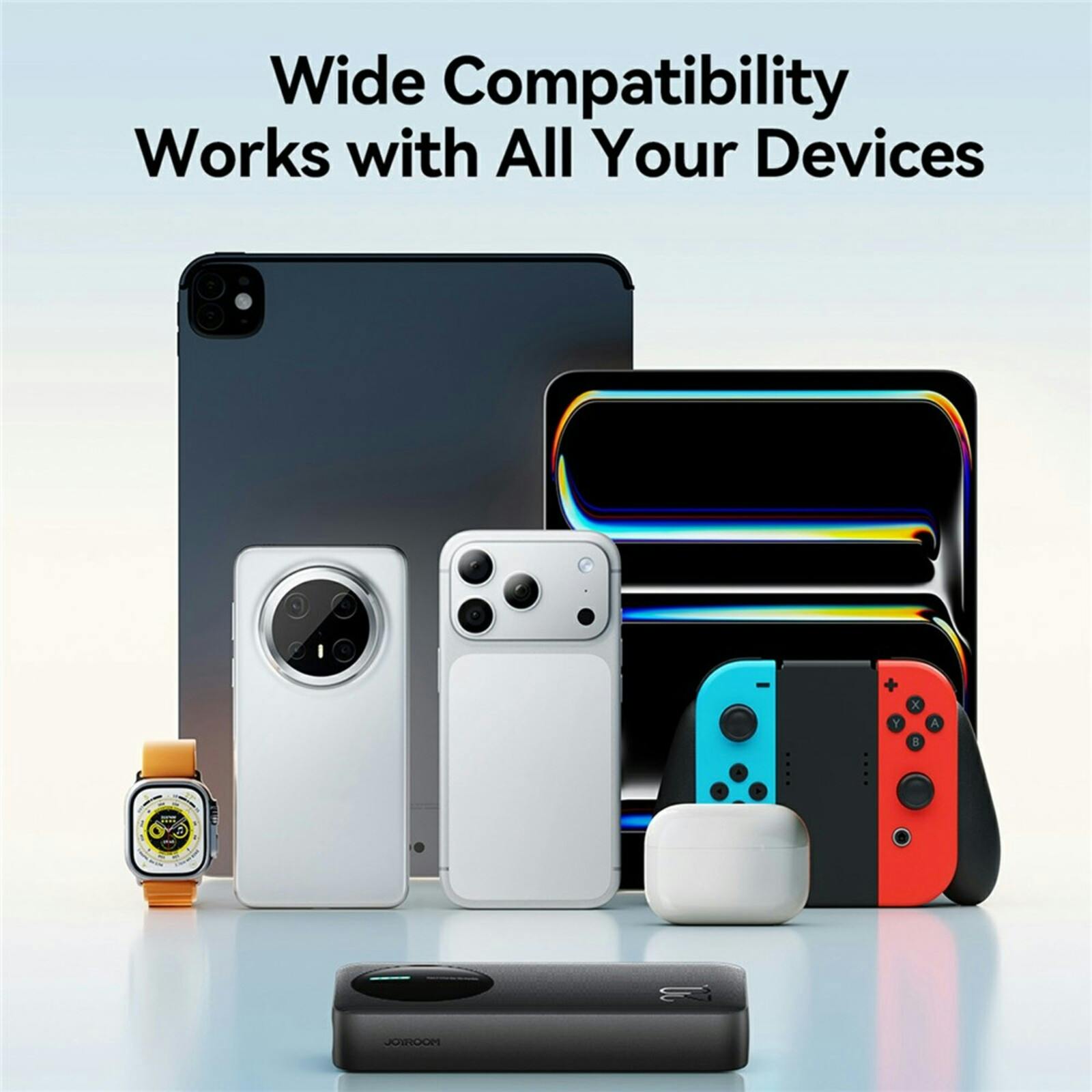Joyroom Pro Display Powerbank 3 Output Poorten 20.000mAh Zwart