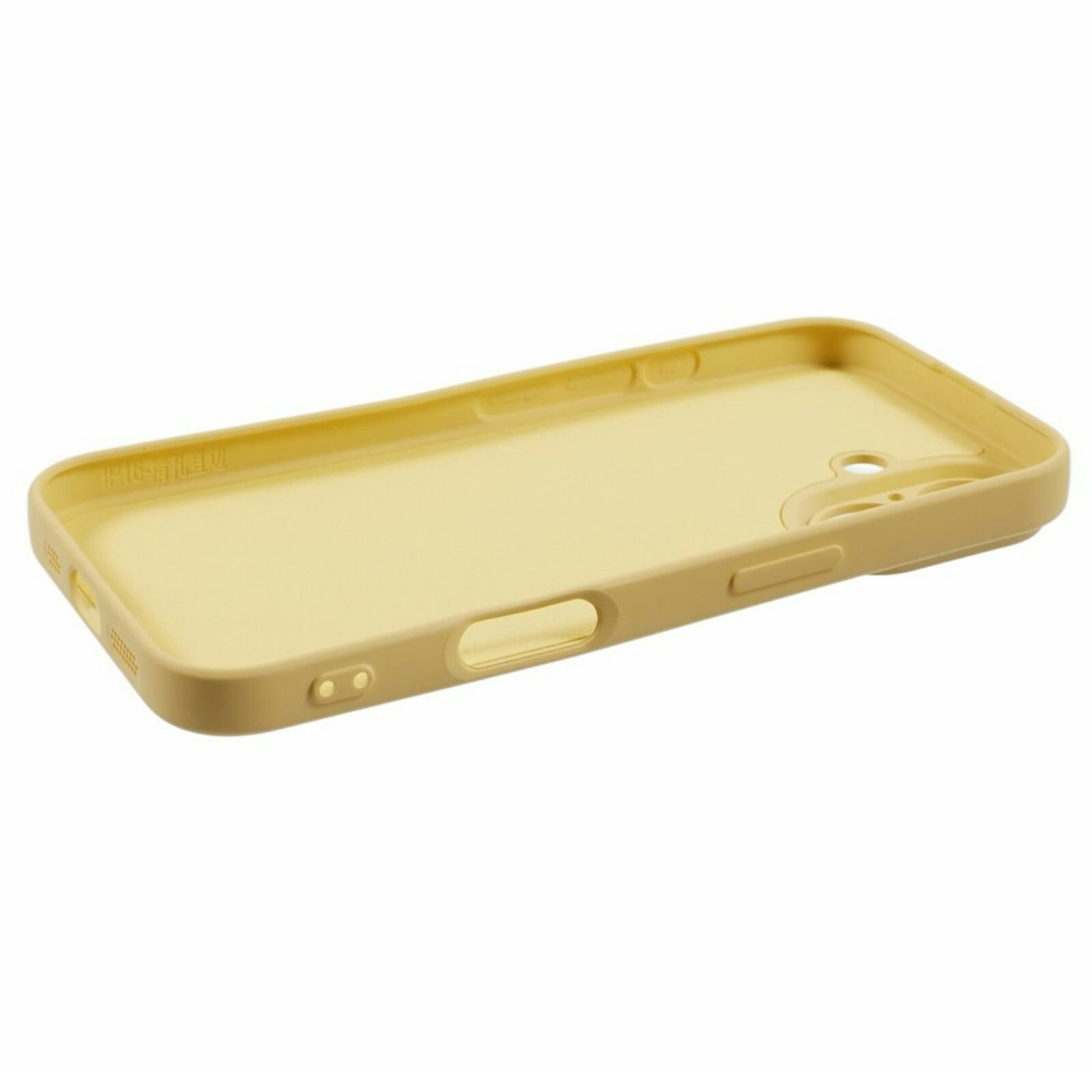 Mocaa Apple iPhone 16 Plus Lens Protection Hoesje Geel
