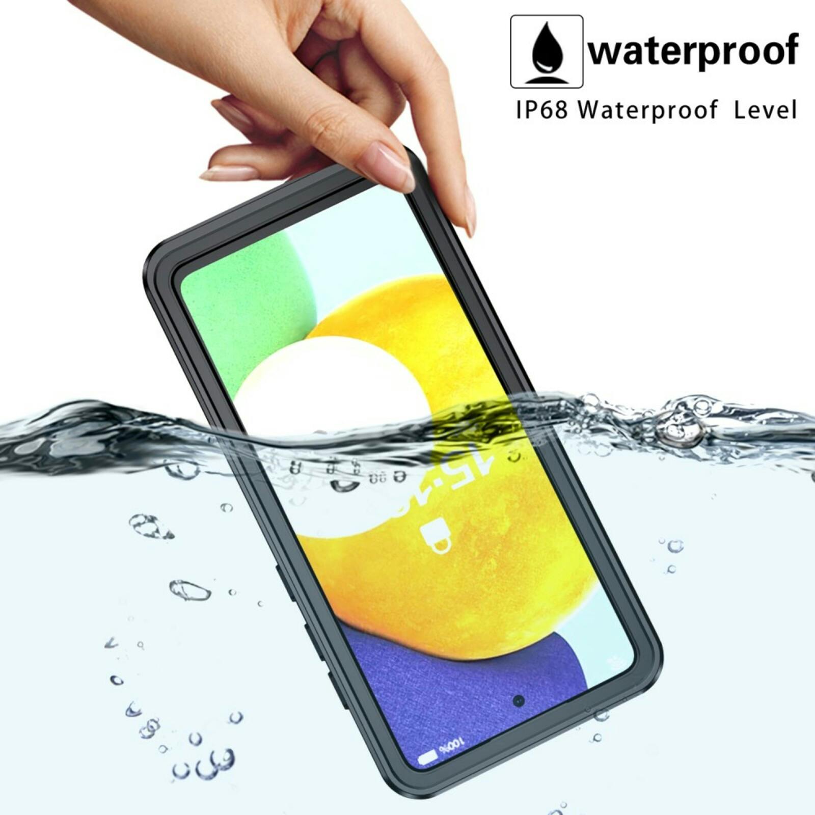REDPEPPER Samsung Galaxy A52(s) Dot Pro Waterproof Beschermhoes Zwart