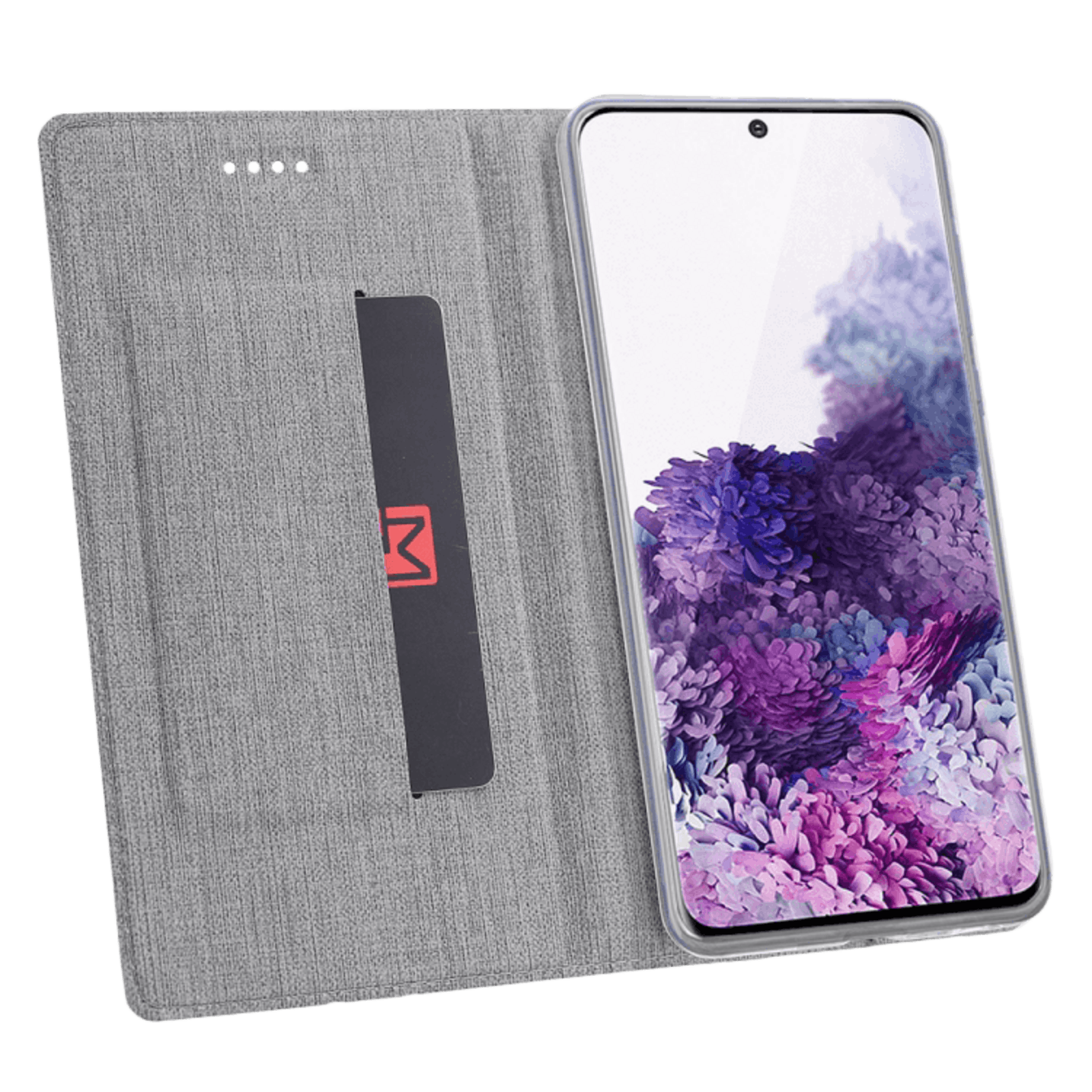 Vili Samsung Galaxy S20 Ultra DMX Flipcover Grijs
