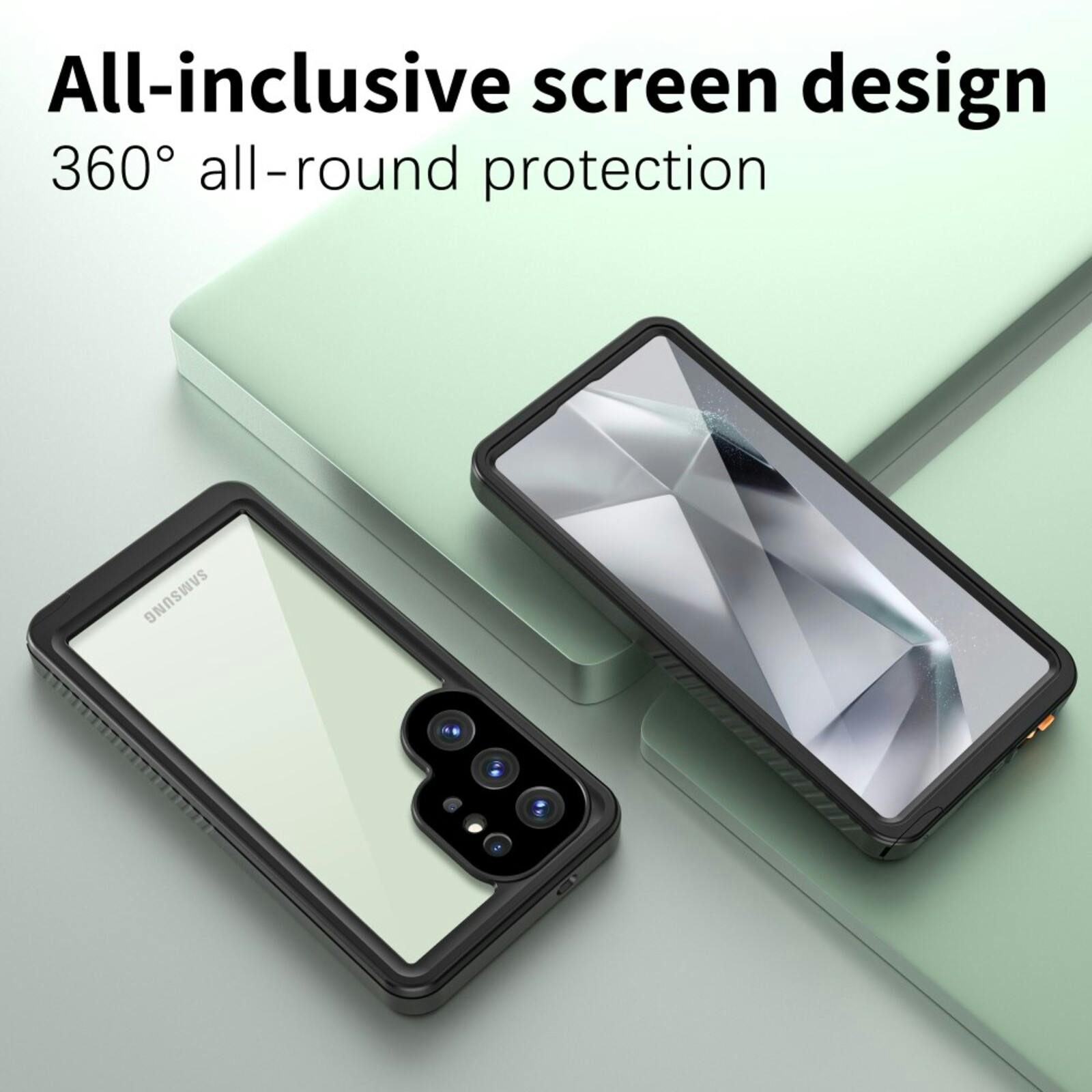 REDPEPPER Samsung S25 Ultra FS Series Waterproof Case Zwart