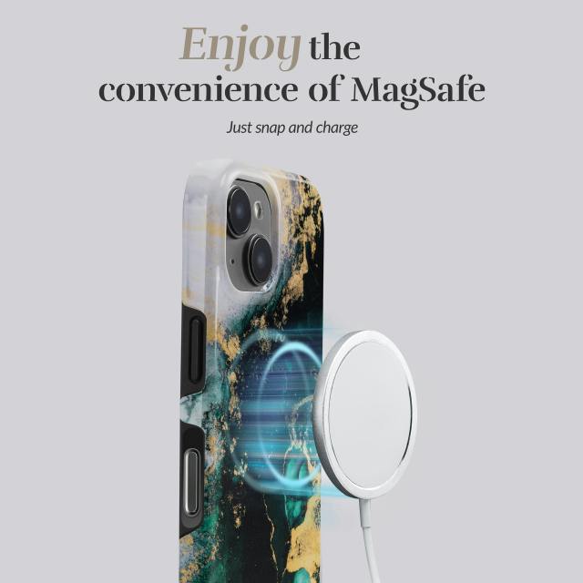 Mio iPhone 17 Fashion Case Green Marble