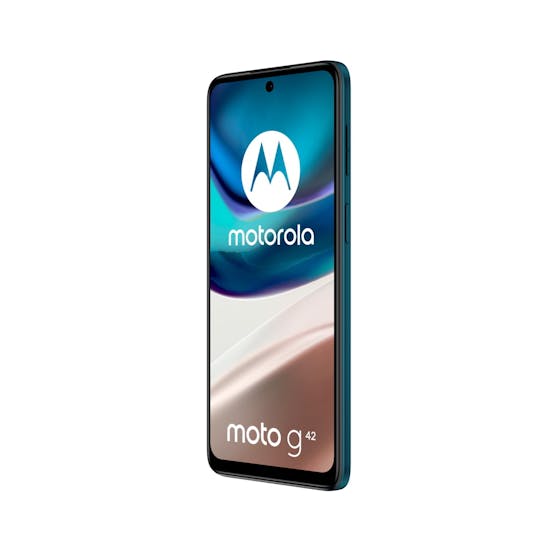 Motorola Moto G42 Atlantic Green - Aanzicht vanaf links