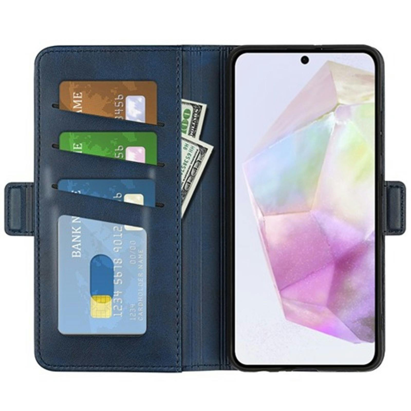 Comfycase Samsung Galaxy A56 / A36 Bookcase Hoesje Blauw