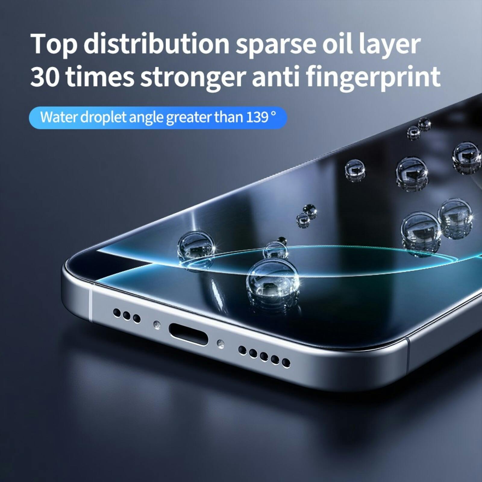 DO AS YOU WISH iPhone 15 Pro Max Tempered Glass Screenprotector Transparant