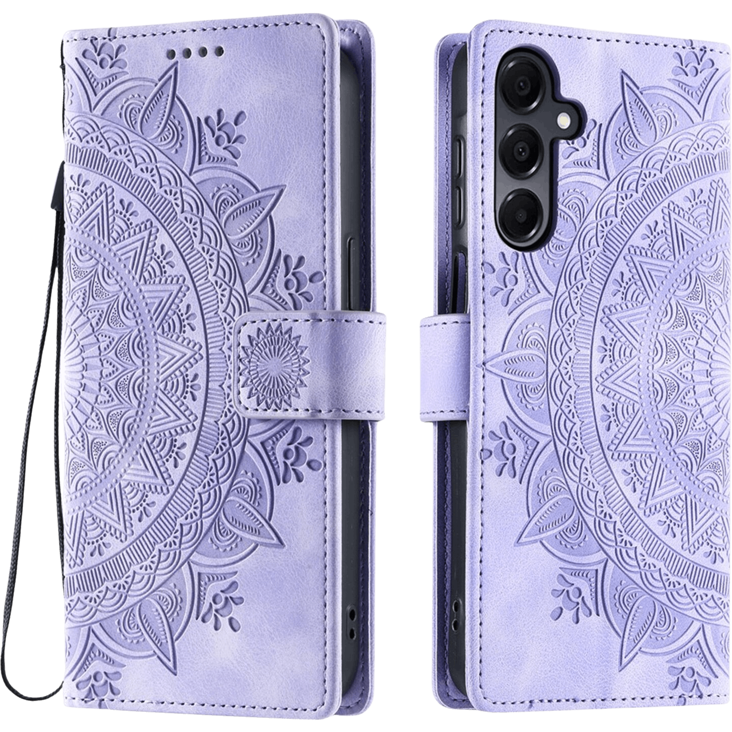 Comfycase Samsung Galaxy S25 FE Mandala Bookcase Paars
