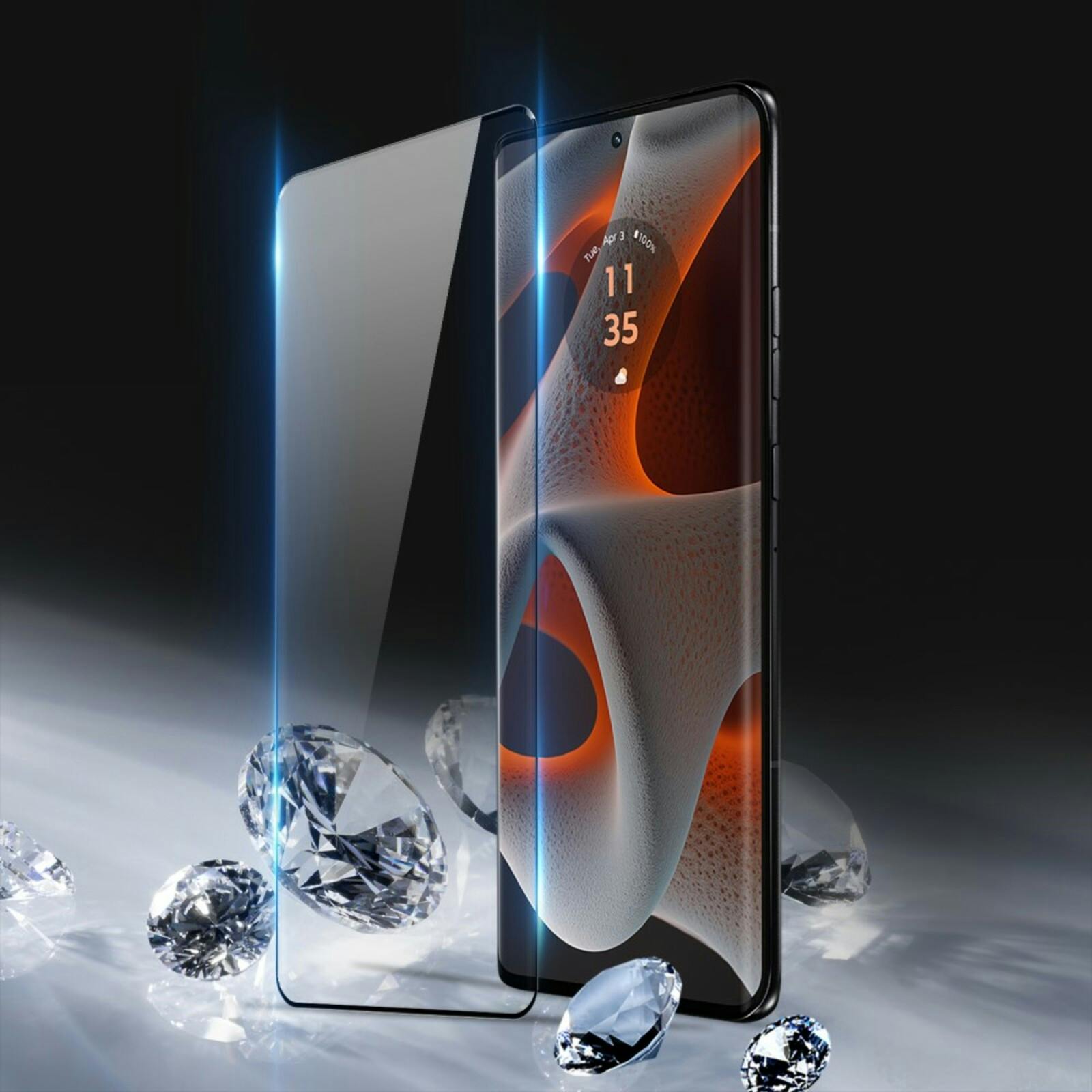 DUX DUCIS Motorola Edge 50 Pro HD Screenprotector Gehard Glas Transparant