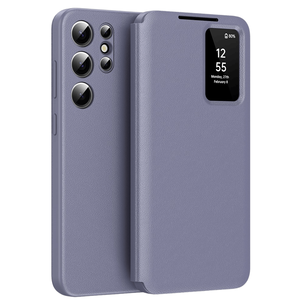 CaseBody Samsung Galaxy S24 Ultra Smart Cover Paars