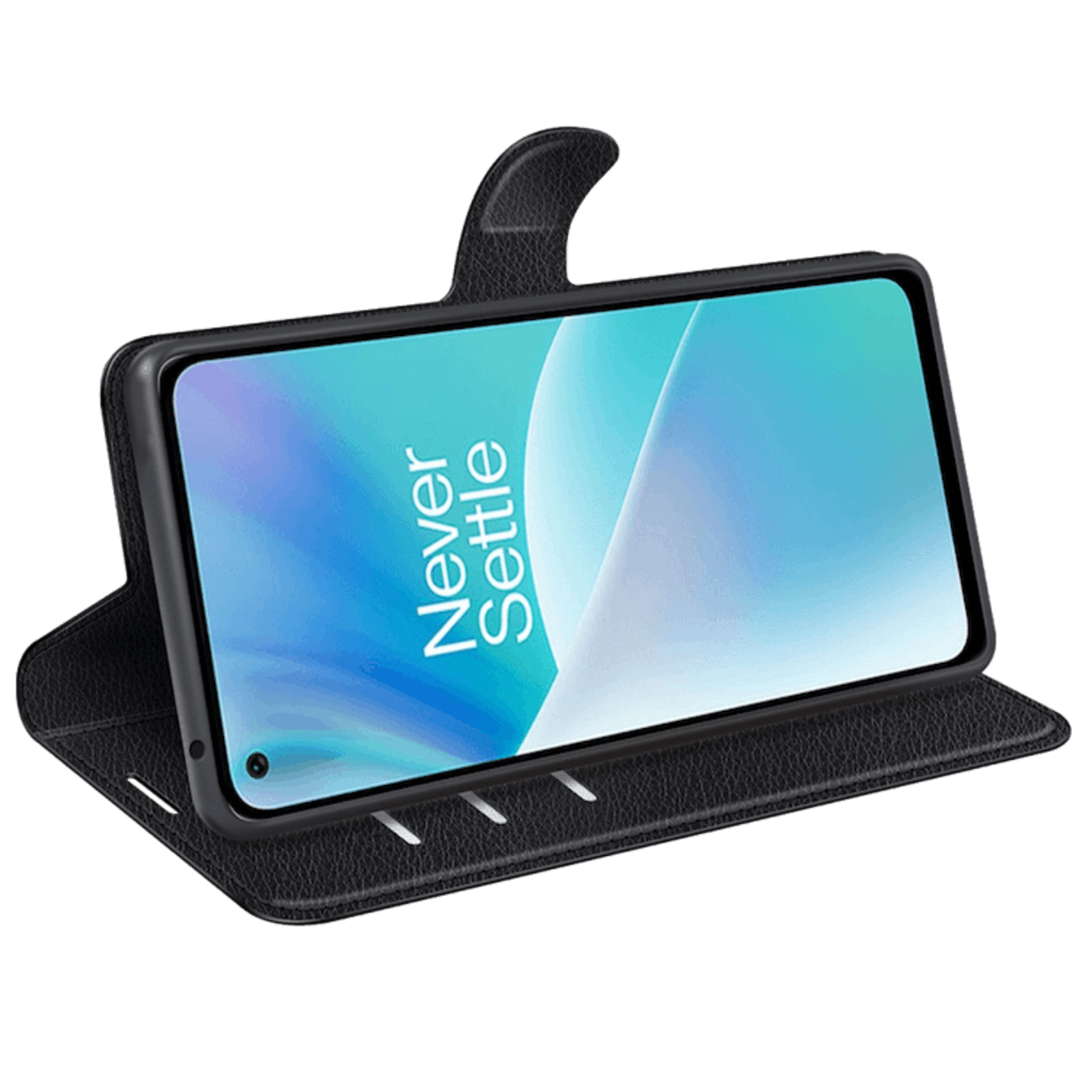 Mocaa OnePlus Nord 2T Portemonnee Hoesje Pasjes Zwart