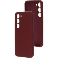 Mobiparts Samsung Galaxy S23 Siliconen Hoesje Rood - Voorkant & achterkant