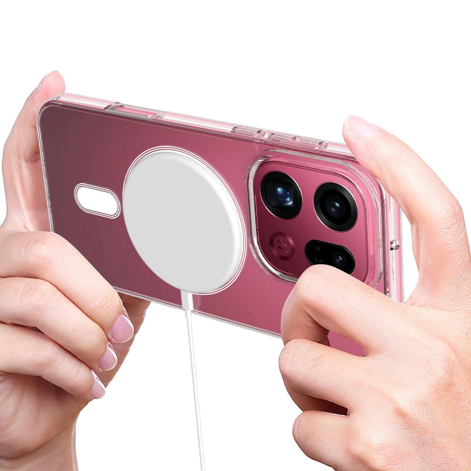 CaseBody OPPO Find X9 Pro Magnetische TPU Case Transparant