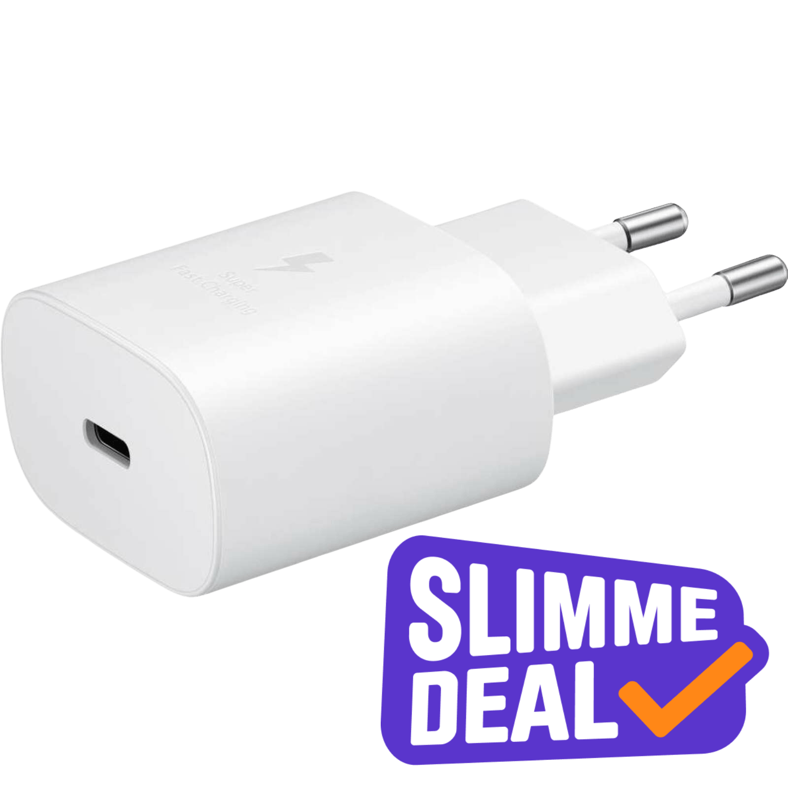 Samsung USB-C Super Snellader 25W Wit