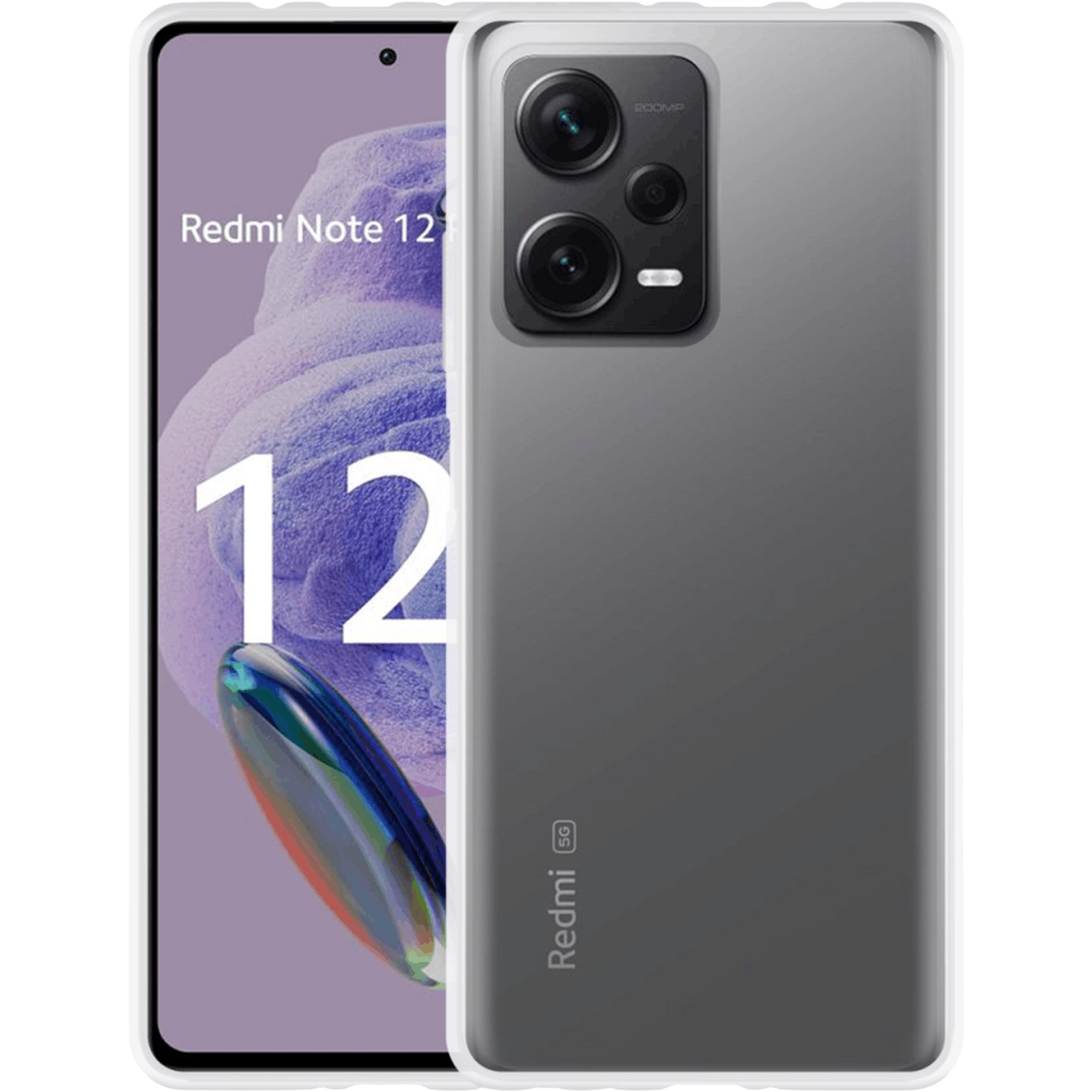 Just in Case Redmi Note 12 Pro 5G Siliconen (TPU) Hoesje Transparant
