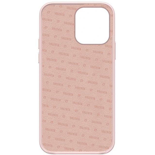 Valenta iPhone 13 Pro Luxe Leren Hoesje Roze