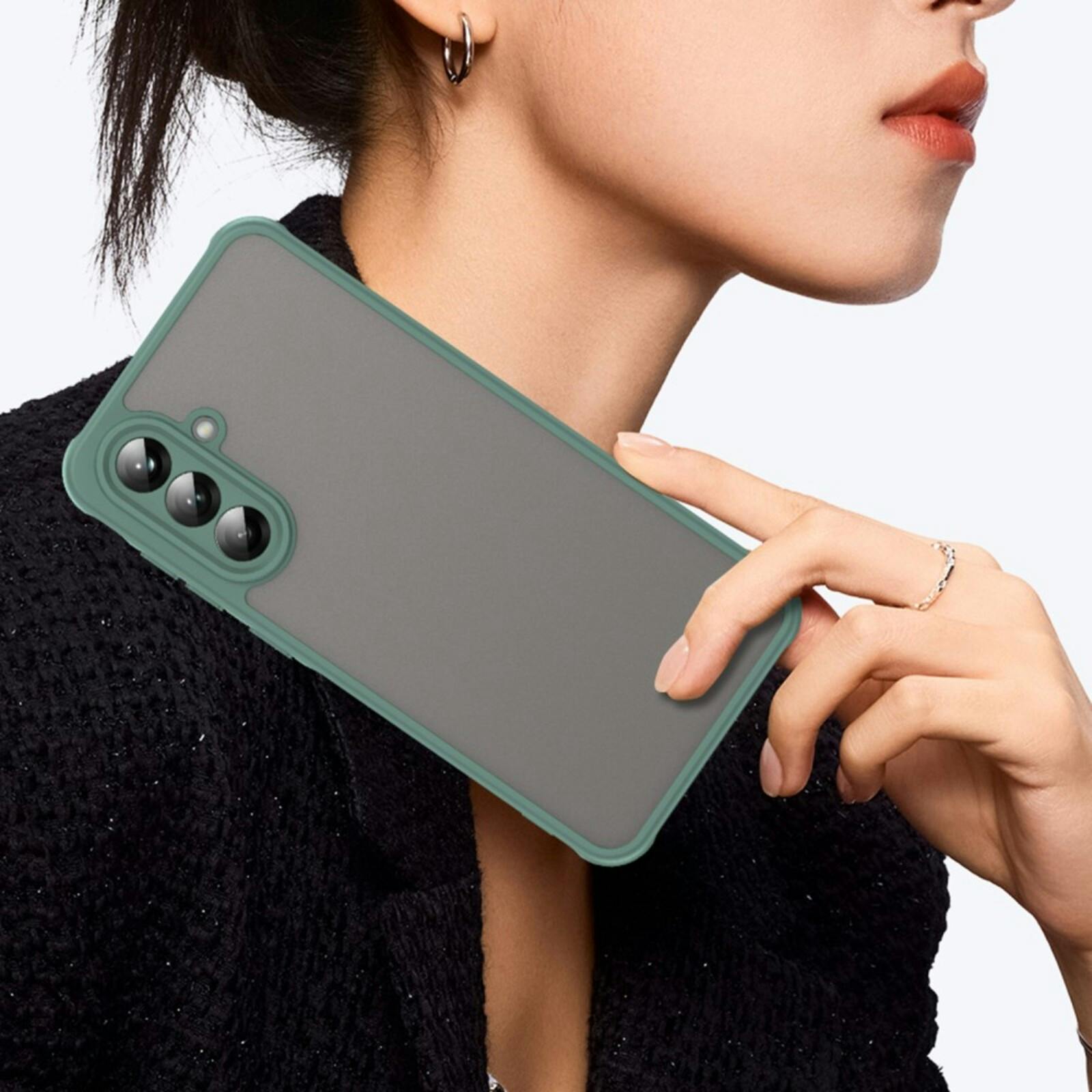 Mocaa Samsung Galaxy A36 Slim Anti-Shock Hoesje Groen