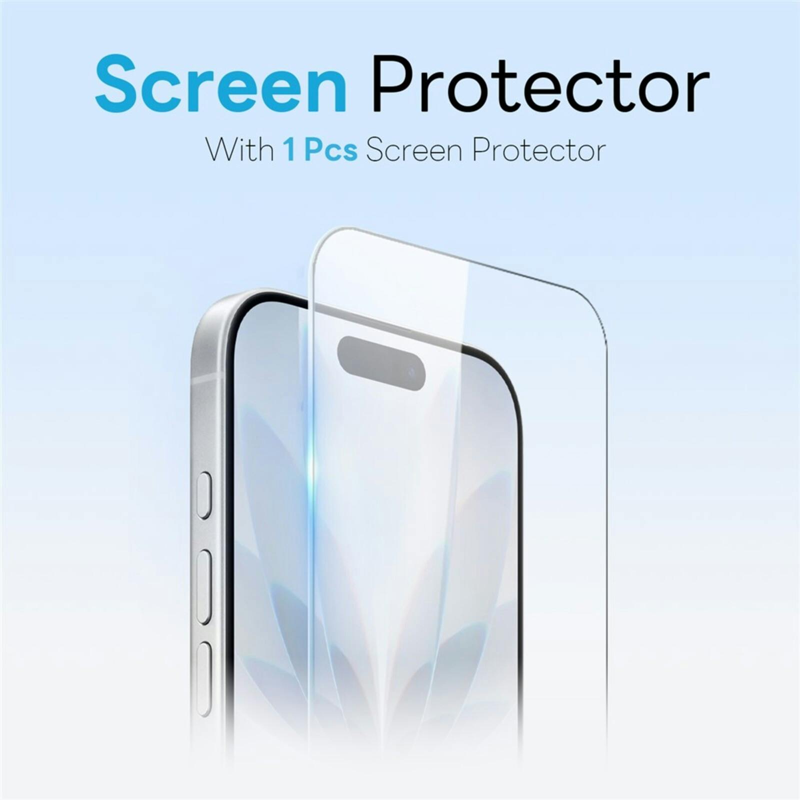 Northjo 2-in-1 iPhone 17 Hoesje – Shockproof, MagSafe + Screenprotector Groen