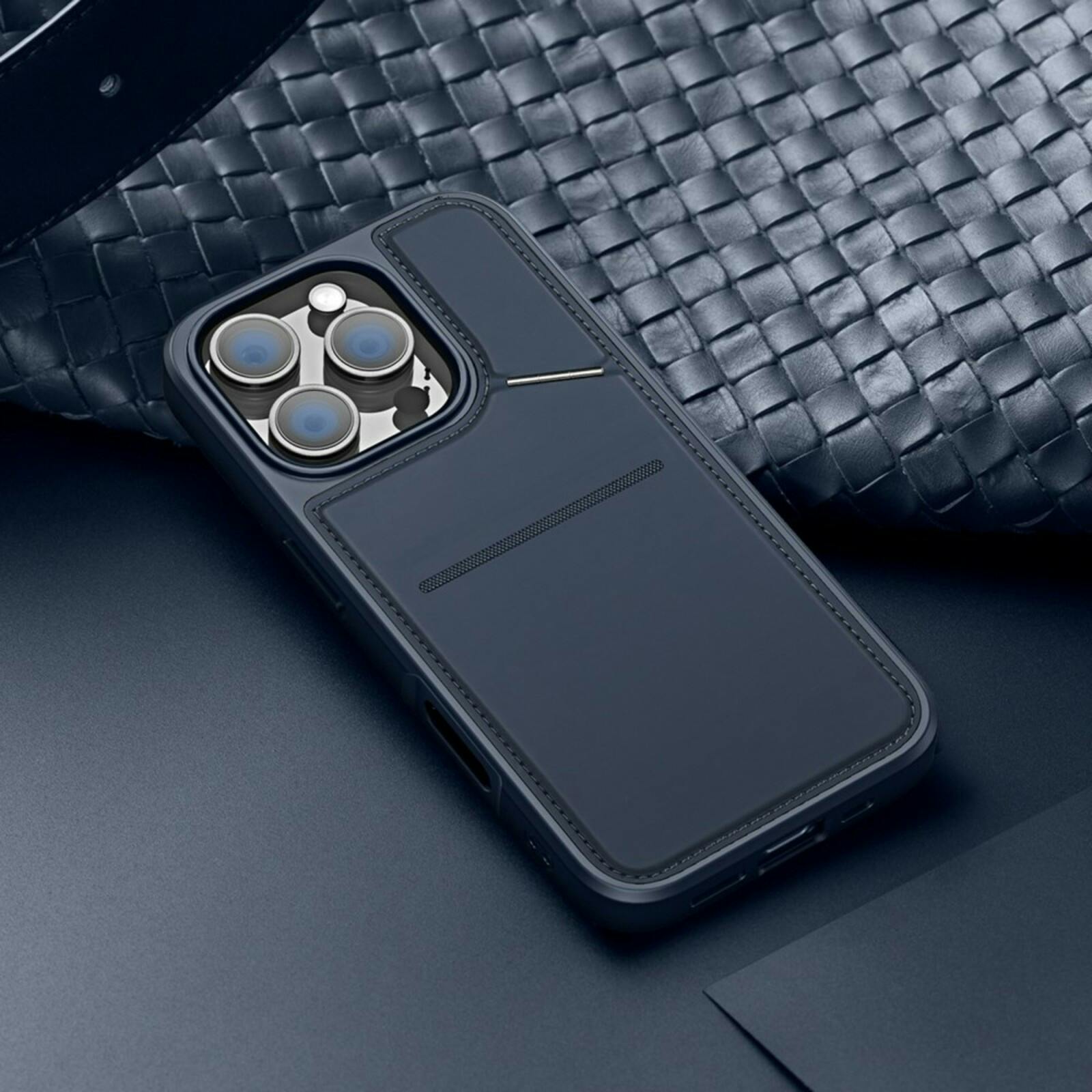 DUX DUCIS Apple iPhone 16 Pro Rafi Series Premium Beschermcase Blauw