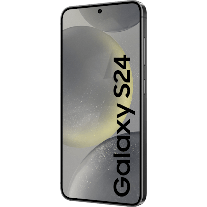 Samsung Galaxy S24 Onyx Black - Aanzicht vanaf links
