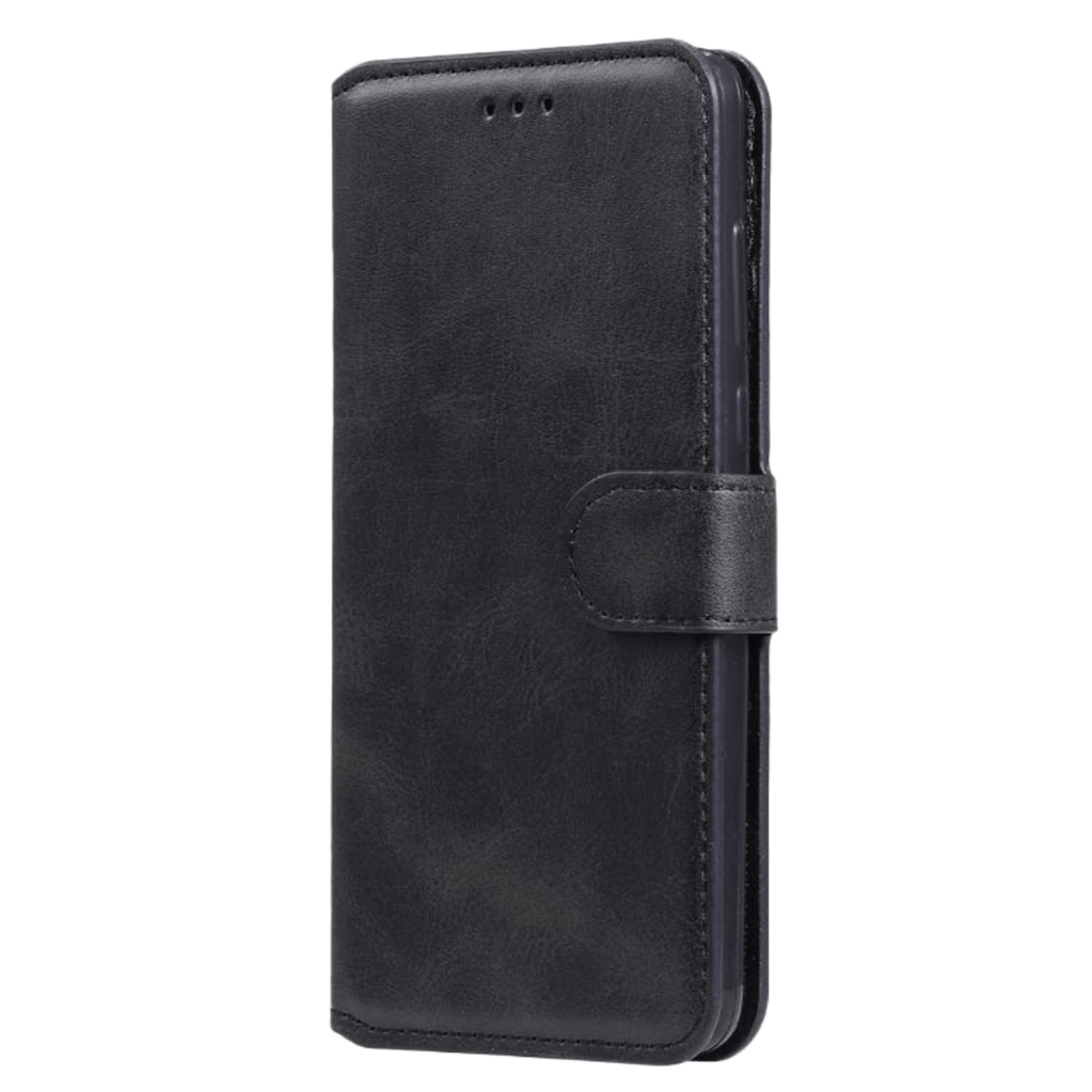 Mocaa Samsung Galaxy A41 Slim-Fit Boek Hoesje Zwart