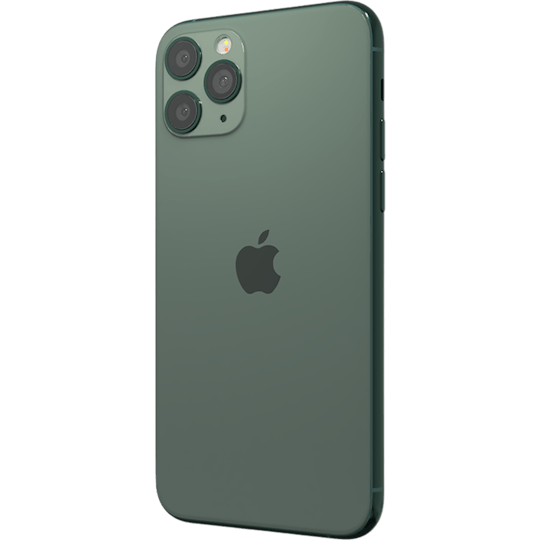 Apple iPhone 11 Pro (Refurbished) Midnight Green - Aanzicht vanaf rechts