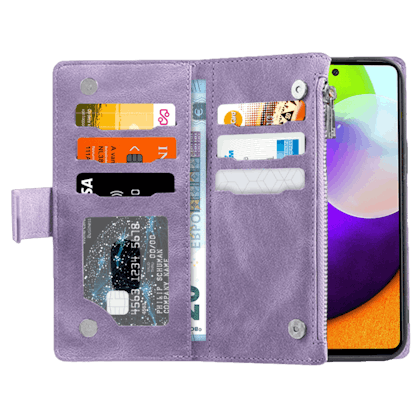 TwoTone Samsung Galaxy A53 Wallet Hoesje Paars
