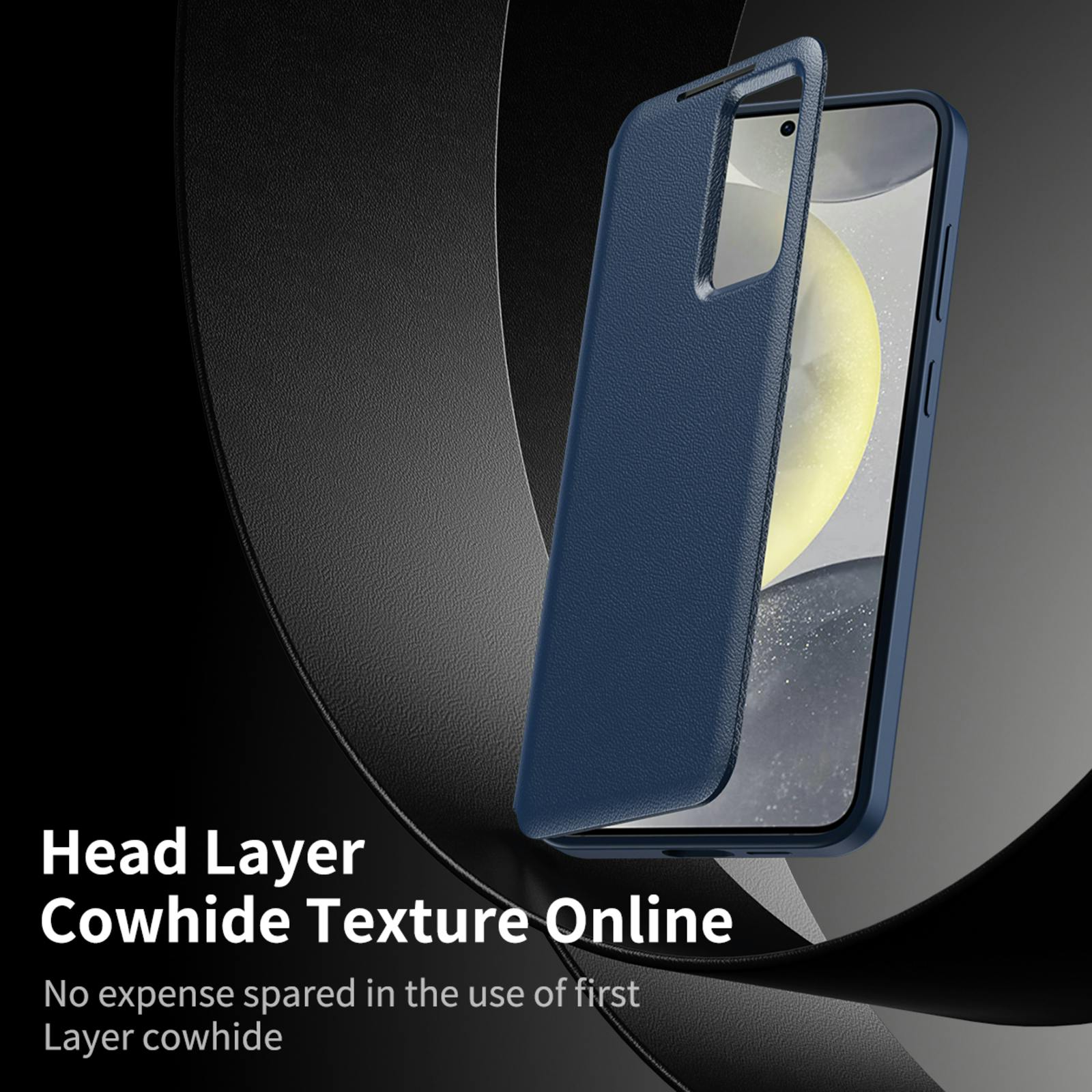 CaseBody Samsung Galaxy S25 Plus Smart Cover Blauw