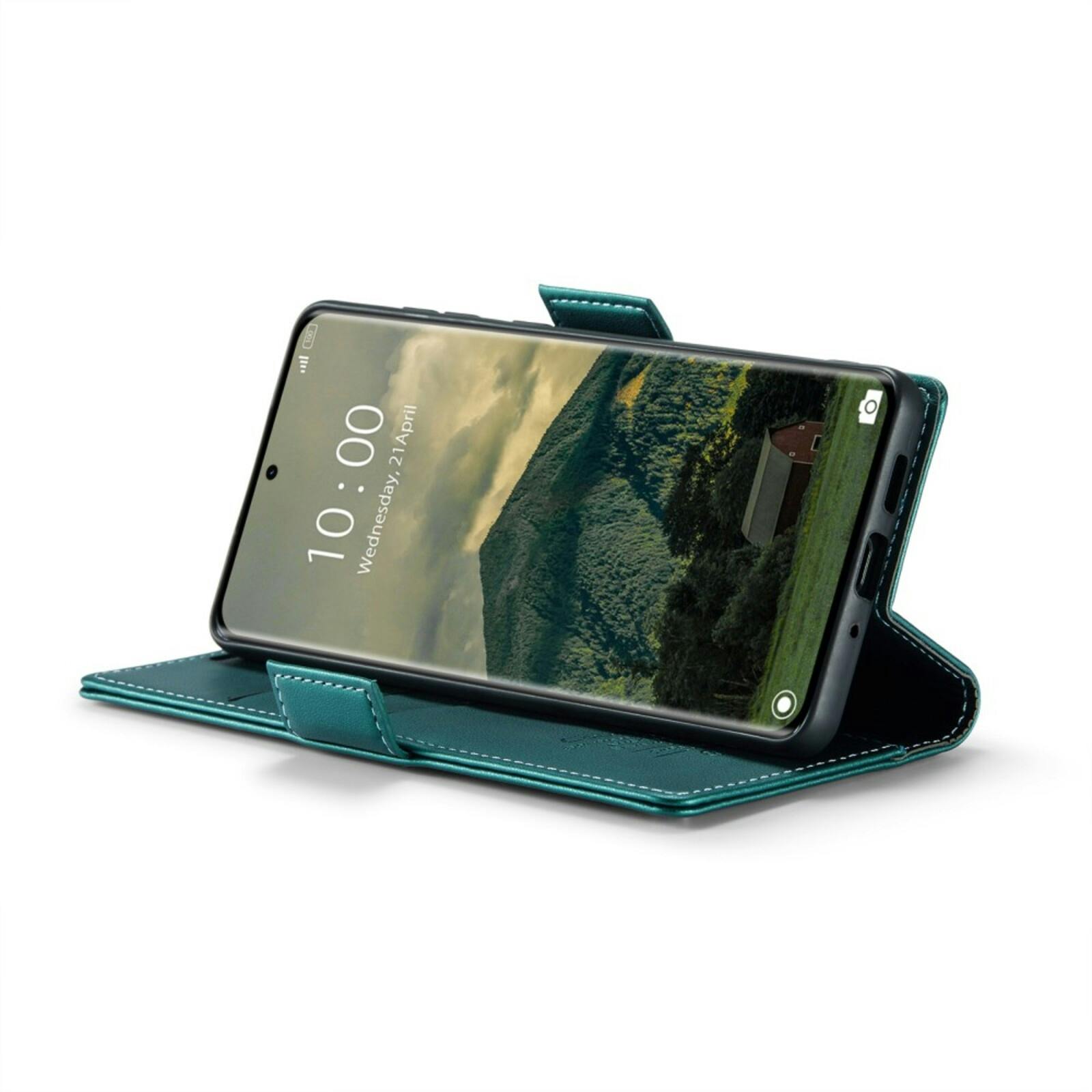 Caseme Xiaomi Redmi Note 14 Pro(+) Bookcase Hoesje Turqoise