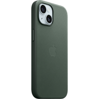 Apple iPhone 15 FineWoven MagSafe Hoesje Evergreen - Voorkant
