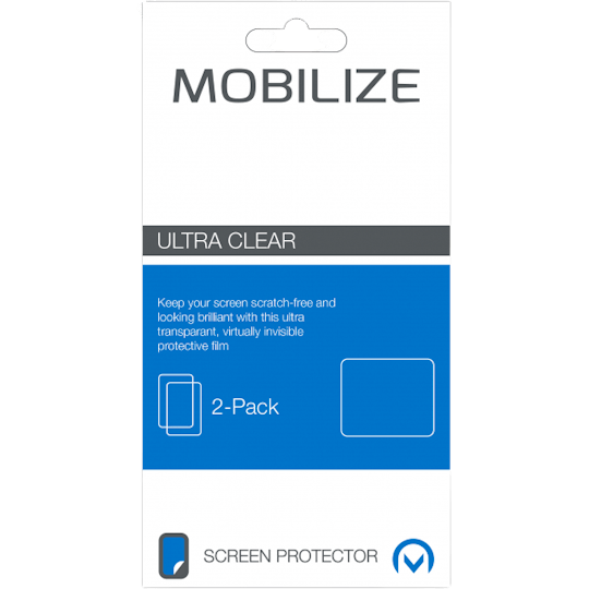 Mobilize Galaxy A8 (2018) Screenprotector duo pack