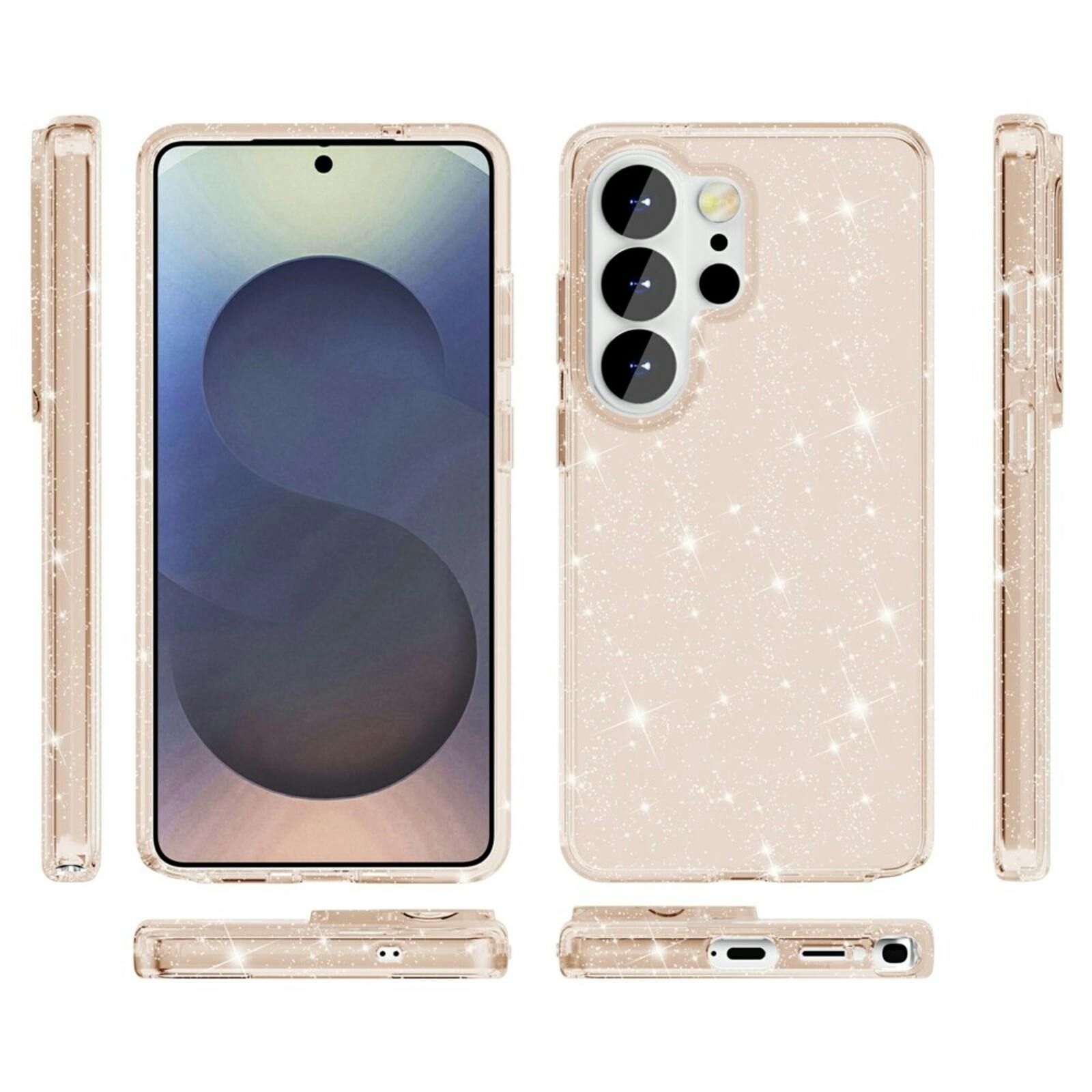 CaseBody Samsung Galaxy S26 Ultra Glitz Beschermhoesje Goud